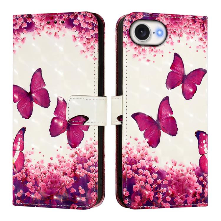 3D Painting Horizontal Flip Leather Phone Case, For iPhone 17 Pro Max�������������...