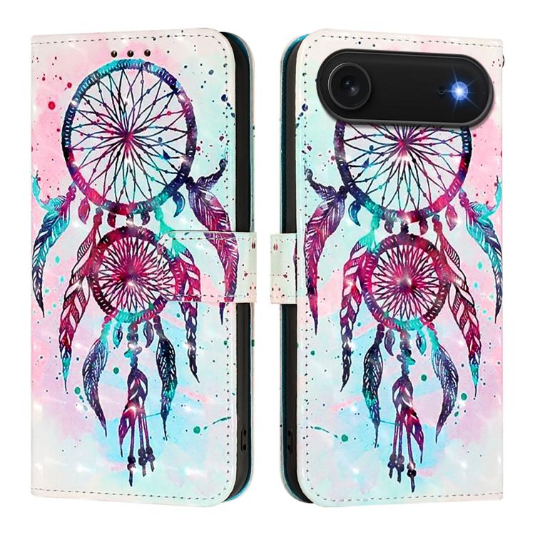 3D Painting Horizontal Flip Leather Phone Case, For iPhone 17 Pro Max�������������...