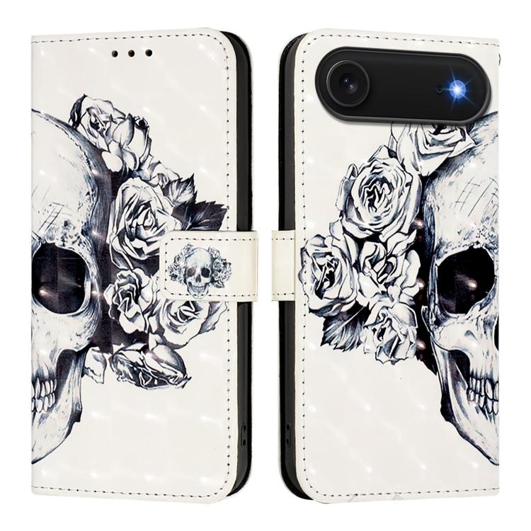 3D Painting Horizontal Flip Leather Phone Case, For iPhone 17 Pro Max�������������...