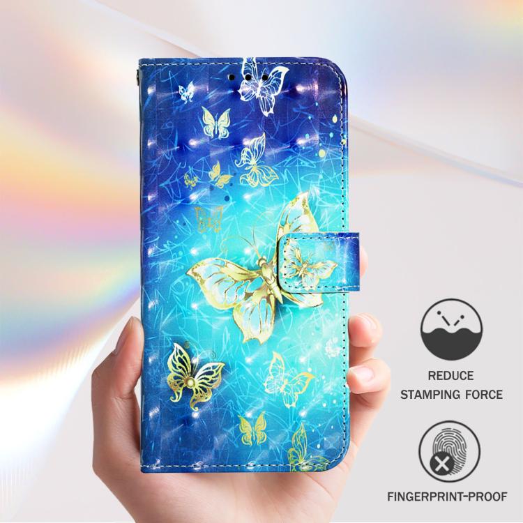 3D Painting Horizontal Flip Leather Phone Case, For iPhone 17 Pro Max�������������...