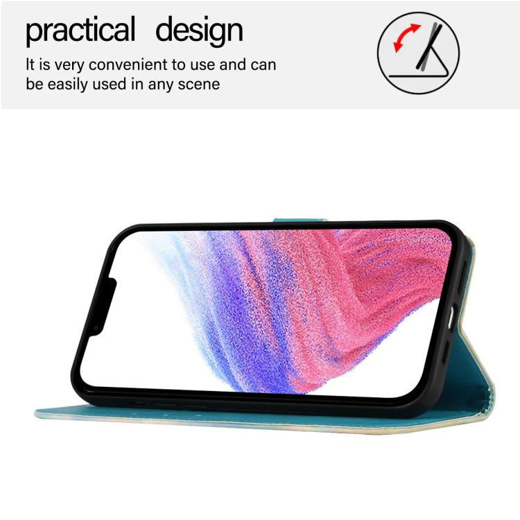 3D Painting Horizontal Flip Leather Phone Case, For iPhone 17 Pro Max�������������...