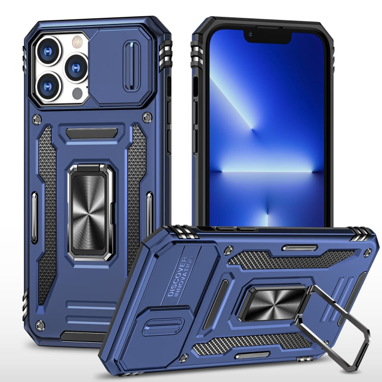 Armor PC + TPU Camera Shield Phone Case, For iPhone 16 Pro, For iPhone 16 Plus����...