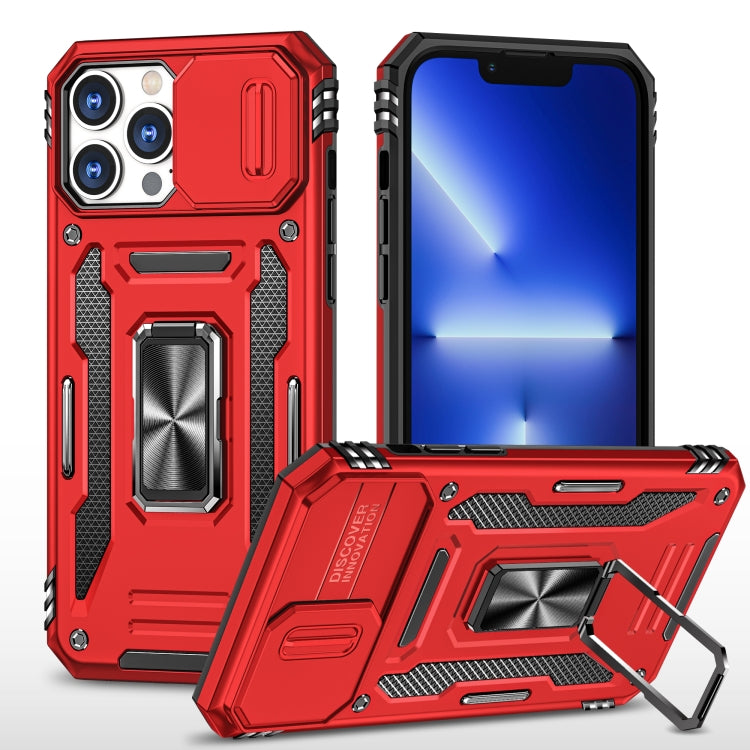 Armor PC + TPU Camera Shield Phone Case, For iPhone 16 Pro, For iPhone 16 Plus����...