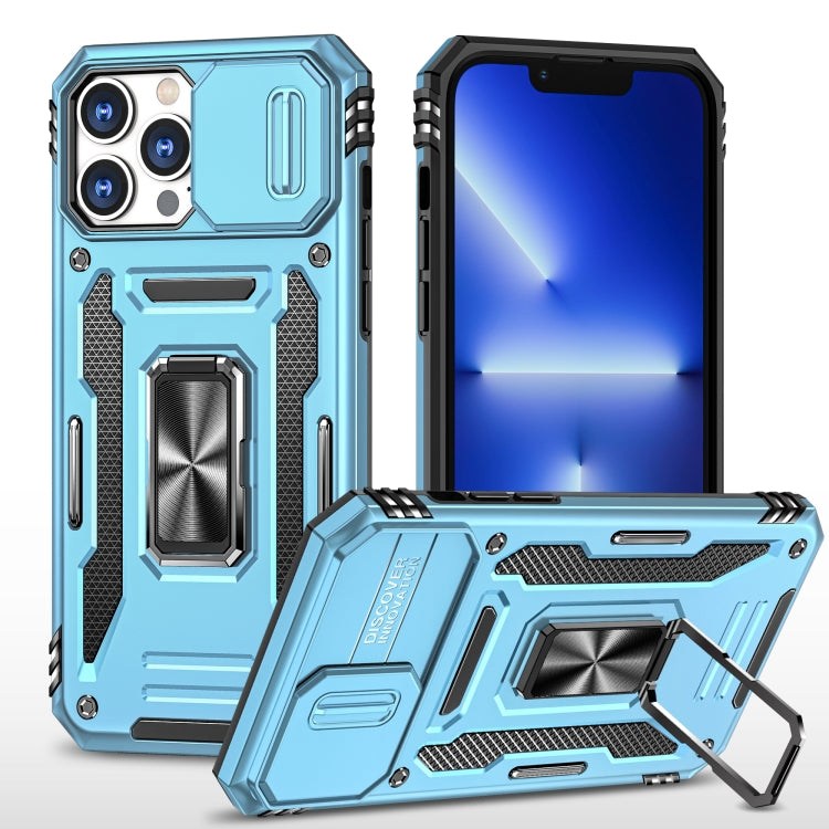 Armor PC + TPU Camera Shield Phone Case, For iPhone 16 Pro, For iPhone 16 Plus����...
