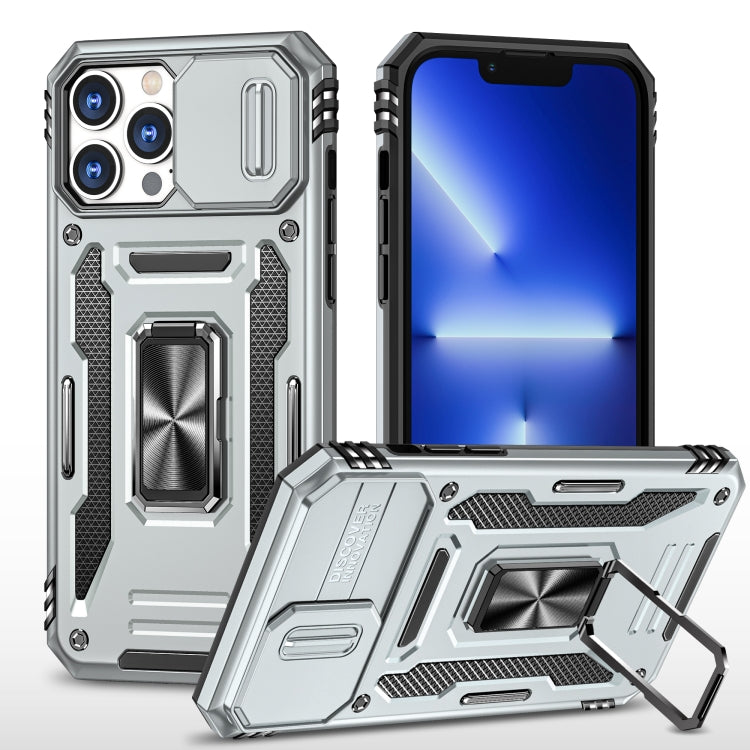Armor PC + TPU Camera Shield Phone Case, For iPhone 16 Pro, For iPhone 16 Plus����...