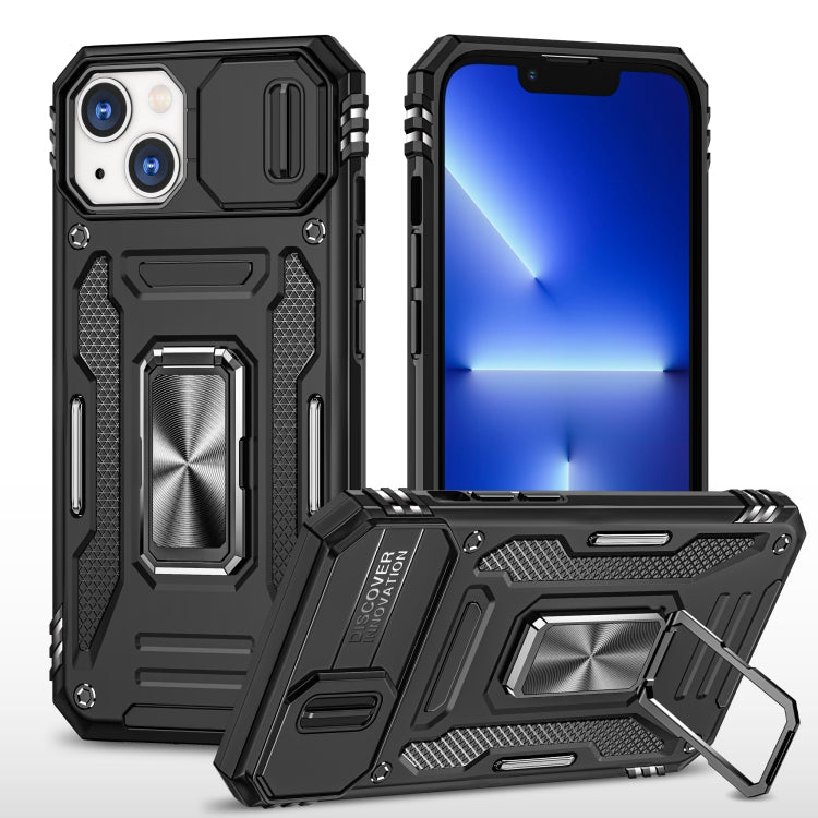 Armor PC + TPU Camera Shield Phone Case, For iPhone 16 Pro, For iPhone 16 Plus����...
