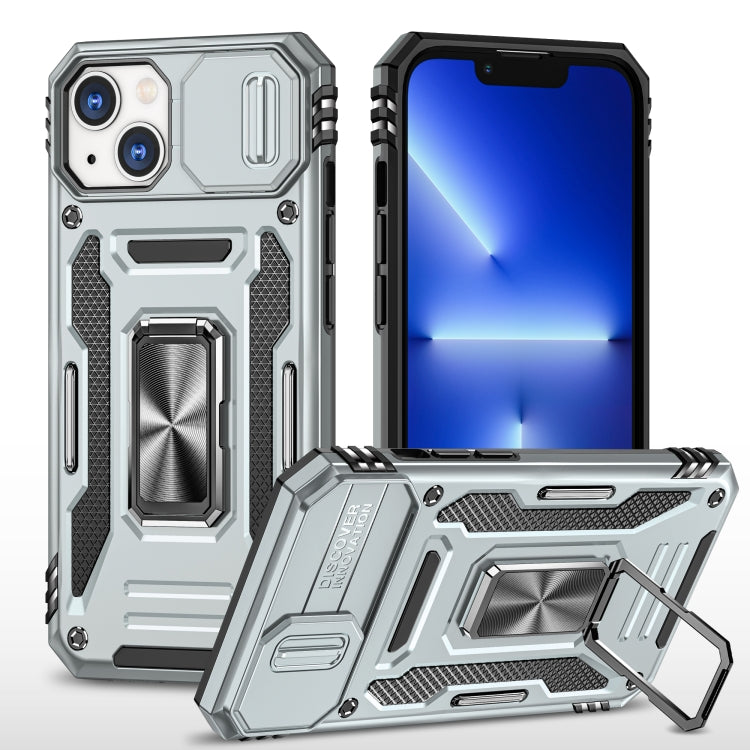 Armor PC + TPU Camera Shield Phone Case, For iPhone 16 Pro, For iPhone 16 Plus����...
