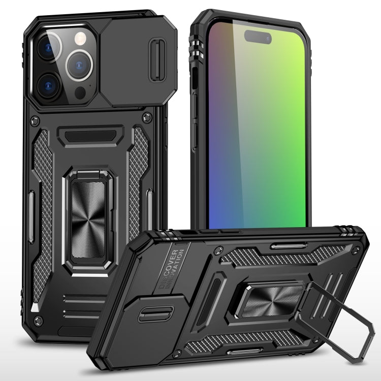 Armor PC + TPU Camera Shield Phone Case, For iPhone 17 Pro Max, For iPhone 17 Pro�...