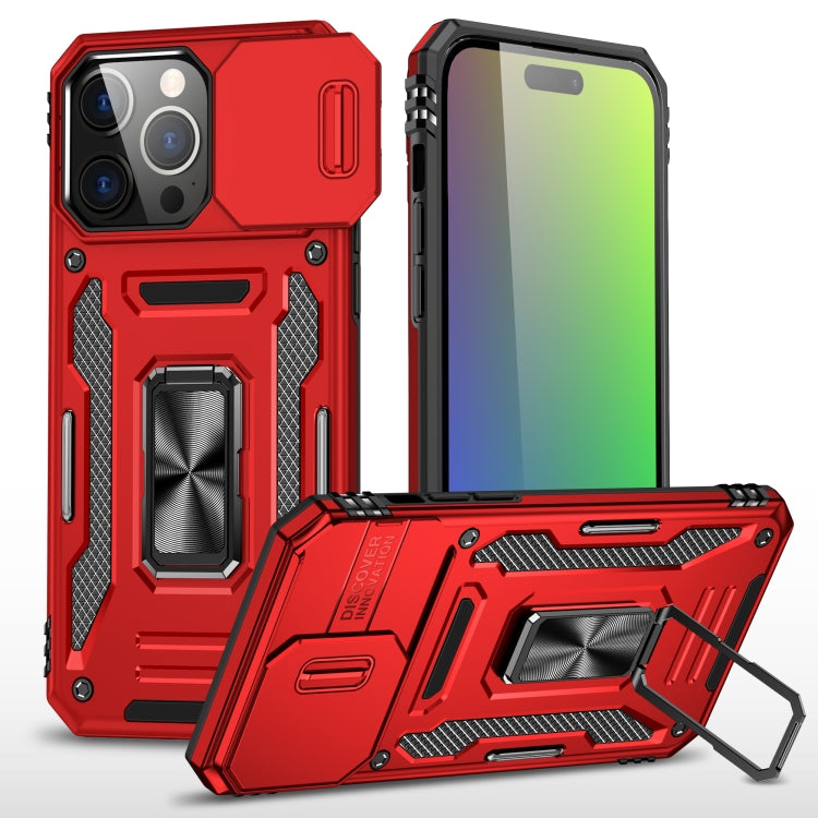 Armor PC + TPU Camera Shield Phone Case, For iPhone 17 Pro Max, For iPhone 17 Pro�...