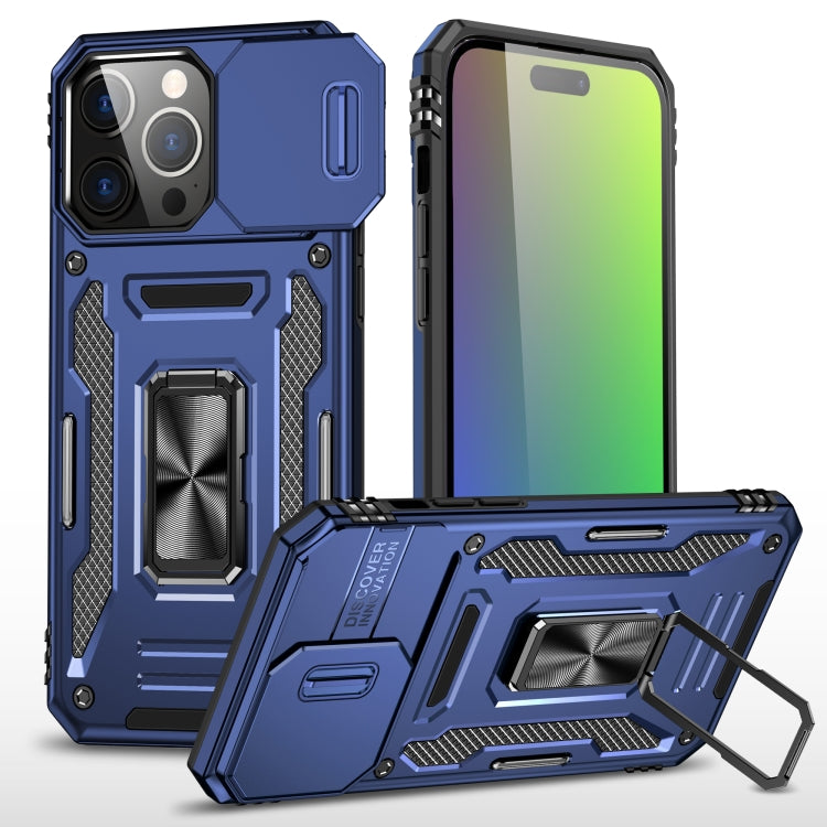 Armor PC + TPU Camera Shield Phone Case, For iPhone 16 Pro, For iPhone 16 Plus����...