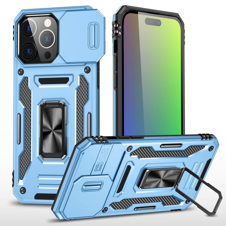 Armor PC + TPU Camera Shield Phone Case, For iPhone 16 Pro, For iPhone 16 Plus����...