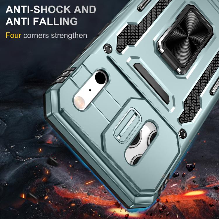 Armor PC + TPU Camera Shield Phone Case, For iPhone 17 Pro Max, For iPhone 17 Pro�...