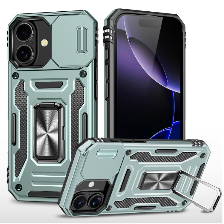 Armor PC + TPU Camera Shield Phone Case, For iPhone 17 Pro Max, For iPhone 17 Pro�...