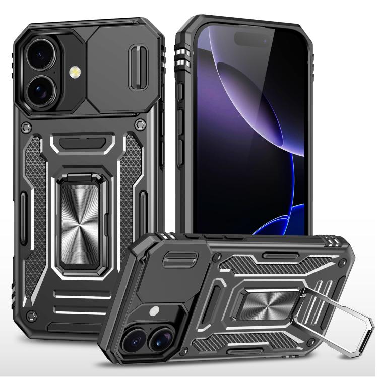 Armor PC + TPU Camera Shield Phone Case, For iPhone 17 Pro Max, For iPhone 17 Pro�...