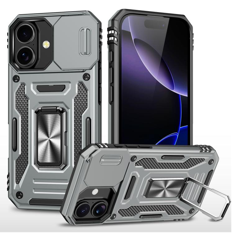 Armor PC + TPU Camera Shield Phone Case, For iPhone 17 Pro Max, For iPhone 17 Pro�...