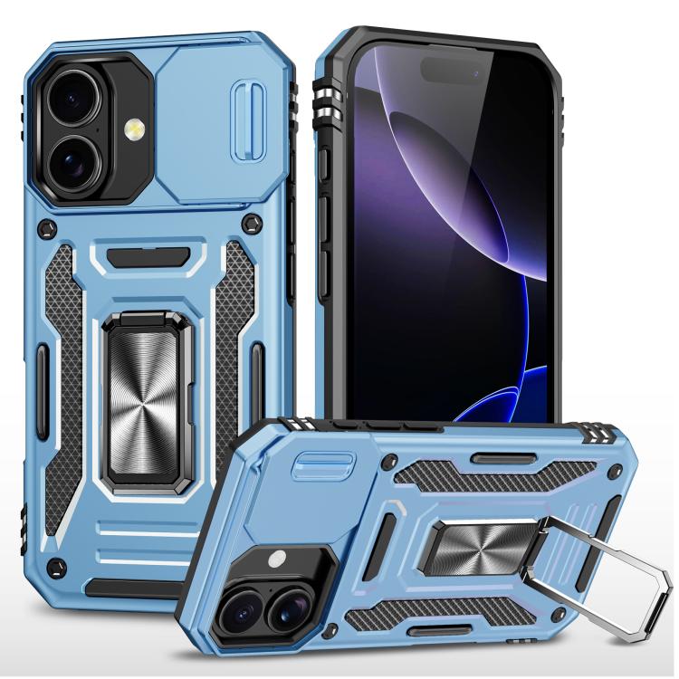 Armor PC + TPU Camera Shield Phone Case, For iPhone 17 Pro Max, For iPhone 17 Pro�...