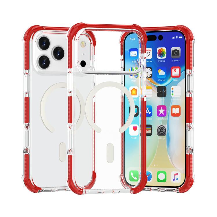 Acrylic Magsafe Magnetic Shockproof Phone Case, For iPhone 17 Pro Max�������������...