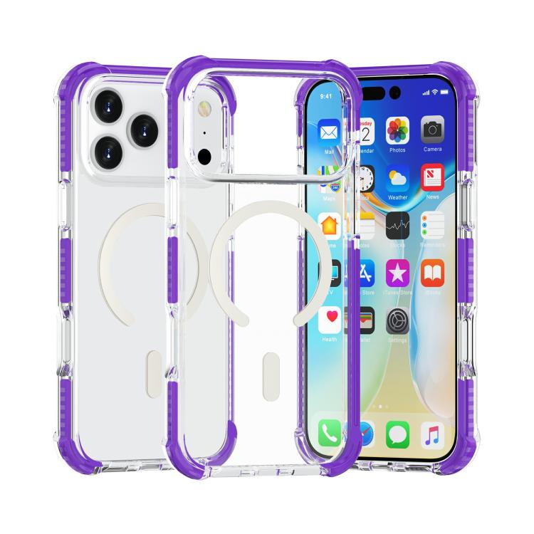 Acrylic Magsafe Magnetic Shockproof Phone Case, For iPhone 17 Pro Max�������������...