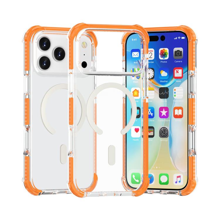 Acrylic Magsafe Magnetic Shockproof Phone Case, For iPhone 17 Pro Max�������������...