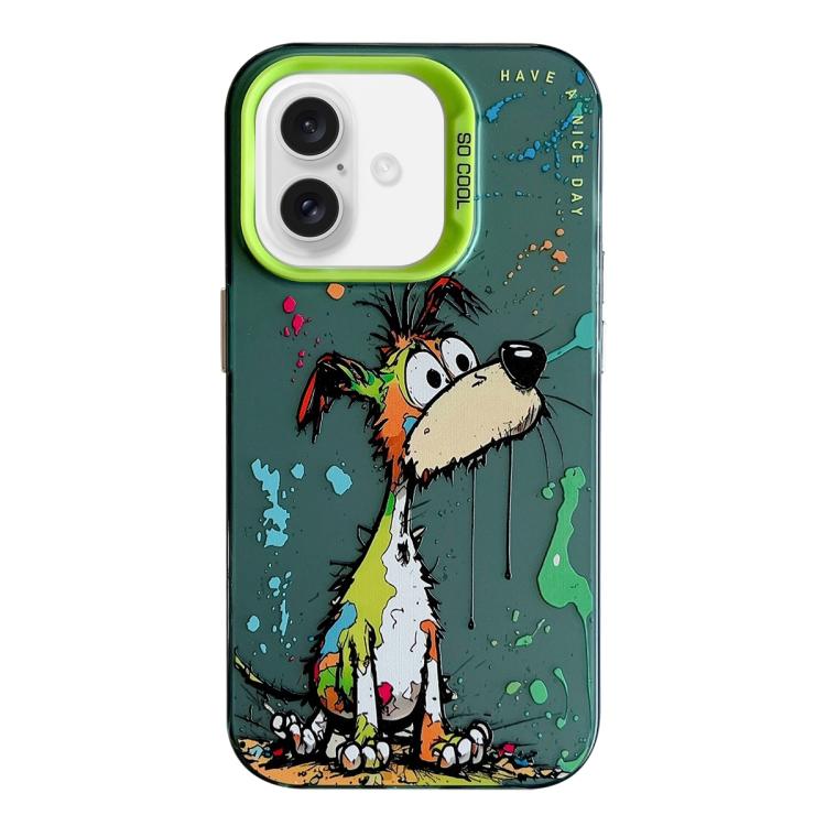 Animal Pattern Oil Painting Series PC + TPU Phone Case, For iPhone 17