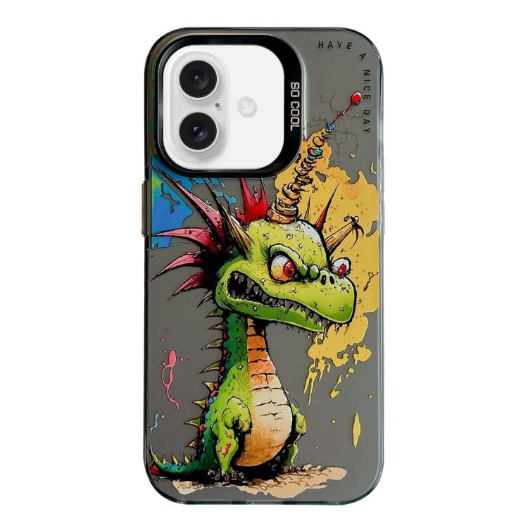 Animal Pattern Oil Painting Series PC + TPU Phone Case, For iPhone 17
