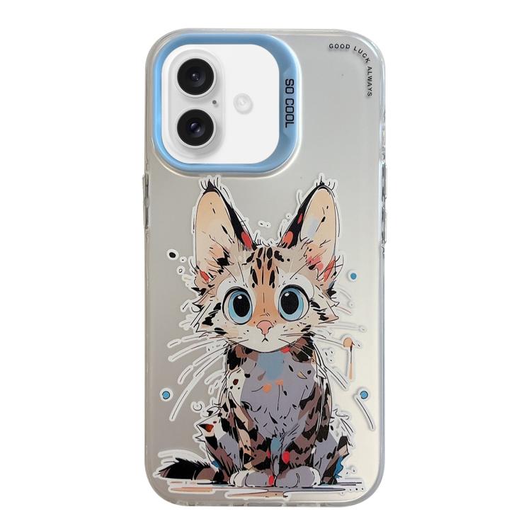 Animal Pattern Oil Painting Series PC + TPU Phone Case, For iPhone 17
