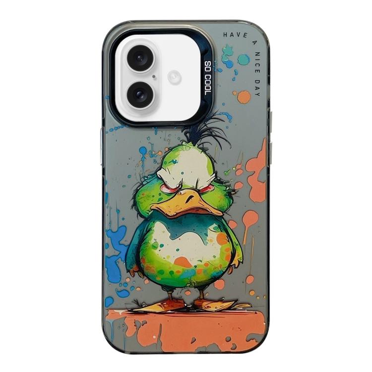 Animal Pattern Oil Painting Series PC + TPU Phone Case, For iPhone 17