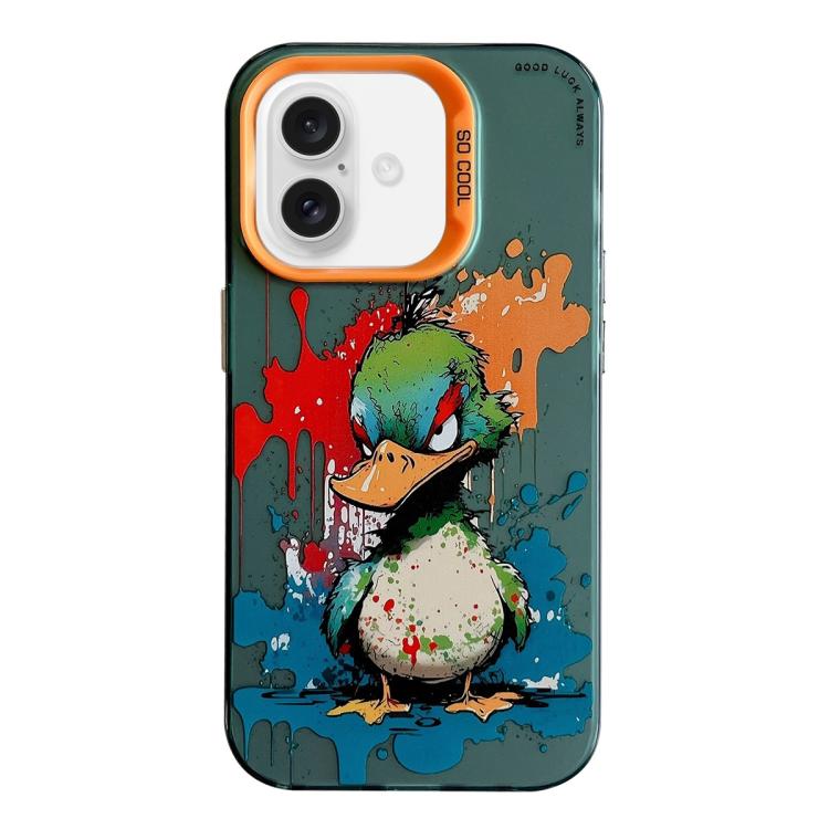 Animal Pattern Oil Painting Series PC + TPU Phone Case, For iPhone Air
