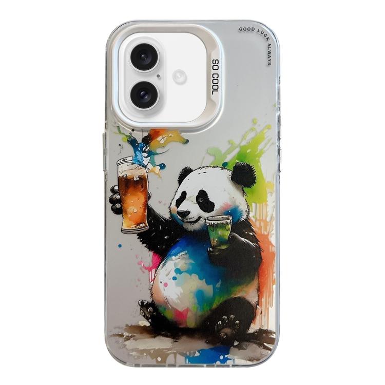 Animal Pattern Oil Painting Series PC + TPU Phone Case, For iPhone Air
