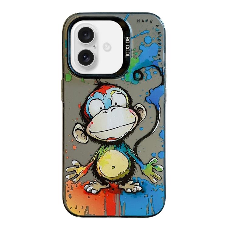Animal Pattern Oil Painting Series PC + TPU Phone Case, For iPhone Air