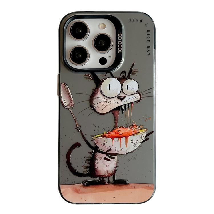 Animal Pattern Oil Painting Series PC + TPU Phone Case, For iPhone 17 Pro