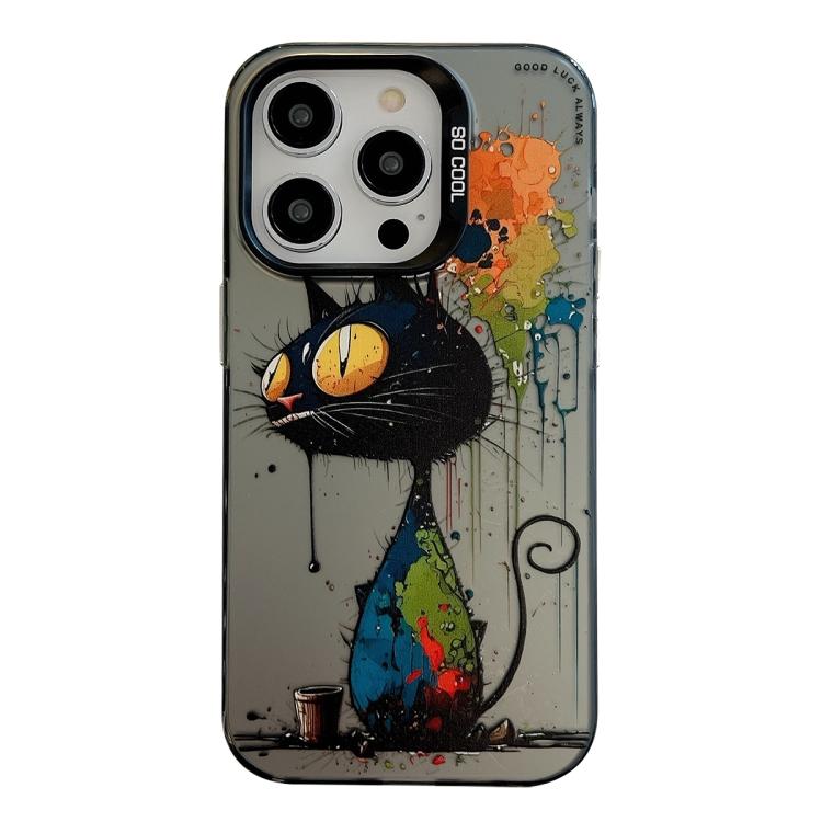 Animal Pattern Oil Painting Series PC + TPU Phone Case, For iPhone 17 Pro