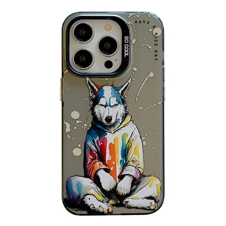 Animal Pattern Oil Painting Series PC + TPU Phone Case, For iPhone 17 Pro Max