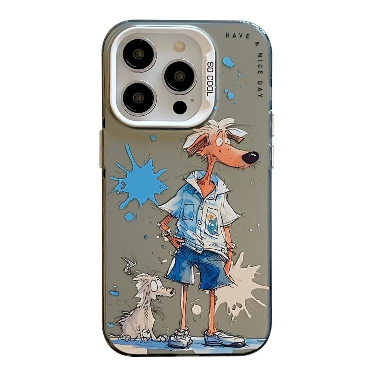 Animal Pattern Oil Painting Series PC + TPU Phone Case, For iPhone 17 Pro Max