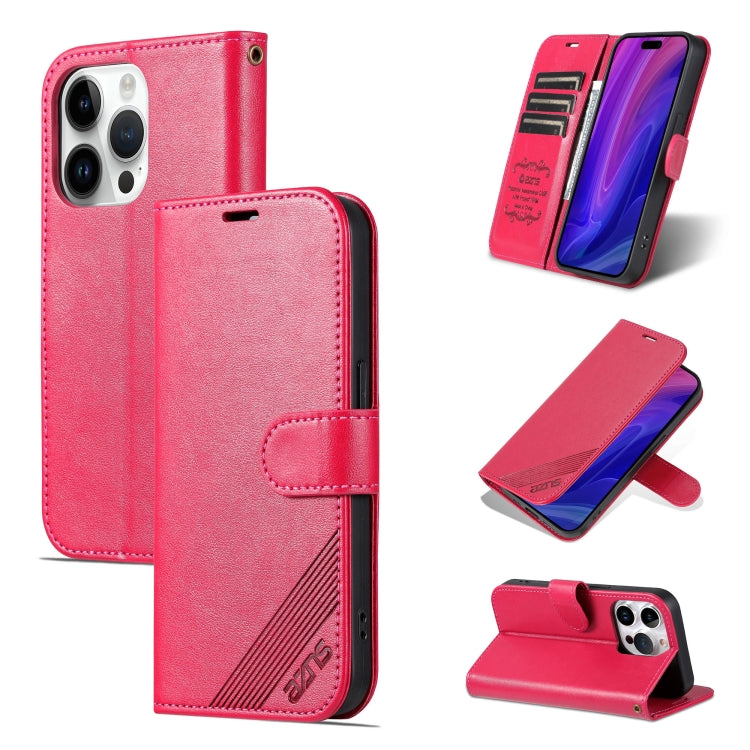 AZNS Sheepskin Texture Flip Leather Phone Case, For iPhone 17 Pro Max, For iPhone 17 Pro, For iPhone 17, For iPhone Air, For iPhone 16e, For iPhone 16 Pro Max, For iPhone 16 Pro, For iPhone 15 Pro Max, For iPhone 15 Pro, For iPhone 15 Plus, For iPhone 15