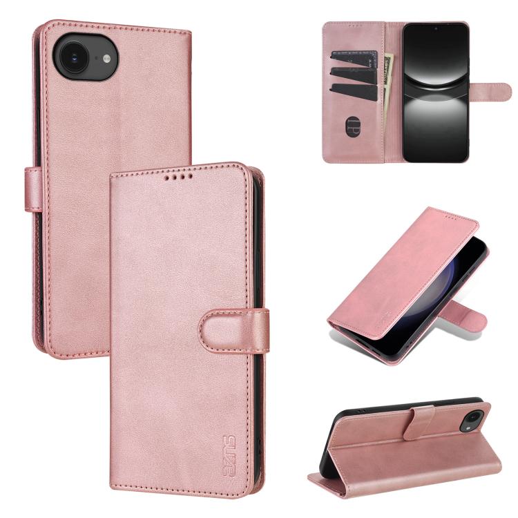 AZNS Skin Feel Calf Texture Flip Leather Phone Case, For iPhone 17 Pro Max��������...