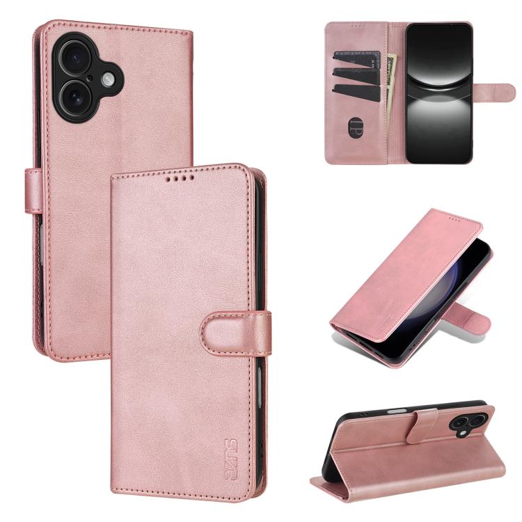 AZNS Skin Feel Calf Texture Flip Leather Phone Case, For iPhone 17 Pro Max��������...