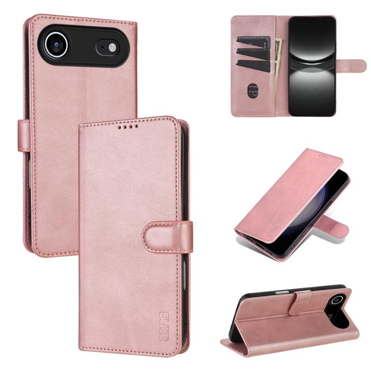 AZNS Skin Feel Calf Texture Flip Leather Phone Case, For iPhone 17 Pro Max��������...