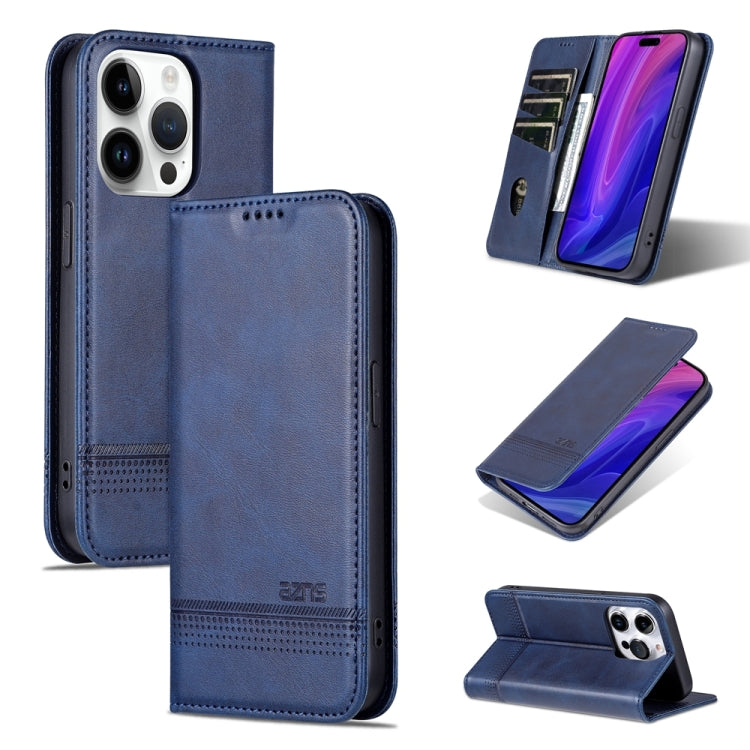 AZNS Magnetic Calf Texture Flip Leather Phone Case, For iPhone 16�����������������...
