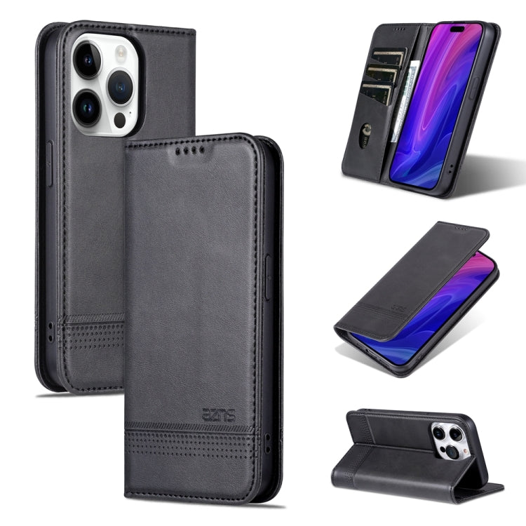 AZNS Magnetic Calf Texture Flip Leather Phone Case, For iPhone 16�����������������...