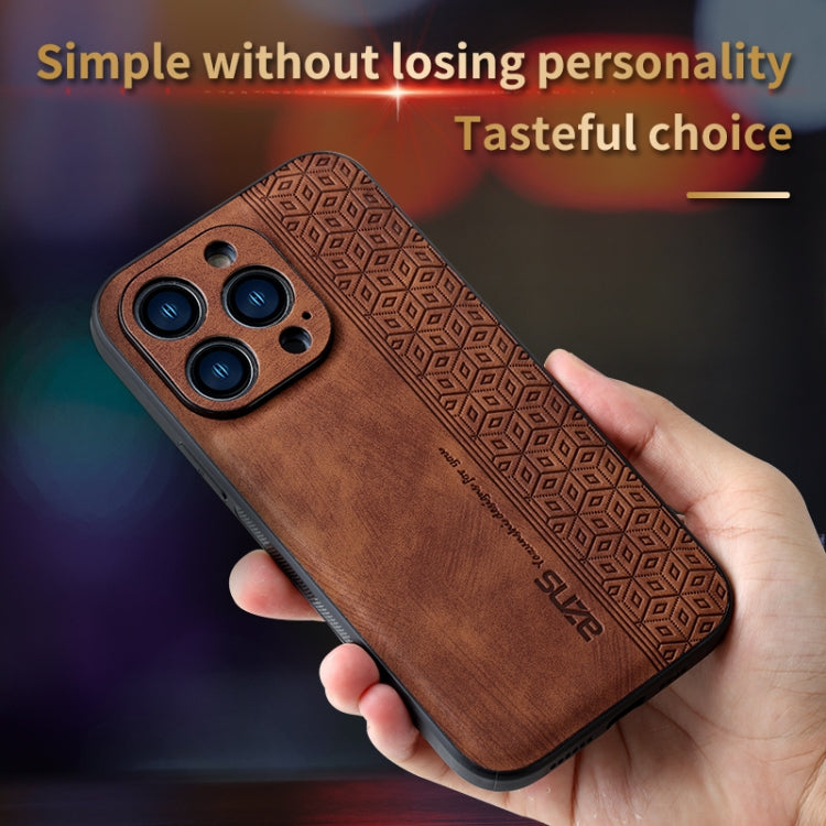 AZNS 3D Embossed Skin Feel Phone Case, For iPhone 15 Pro Max, For iPhone 15 Pro, For iPhone 15 Plus, For iPhone 15