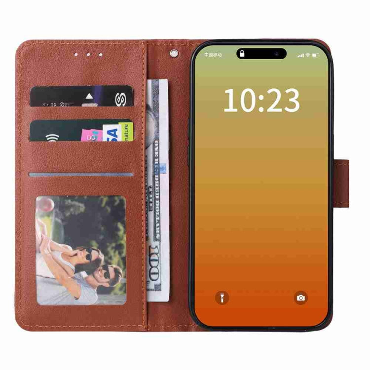3-Card Slots Multifunctional Leather Phone Case, For iPhone 15 Pro Max������������...