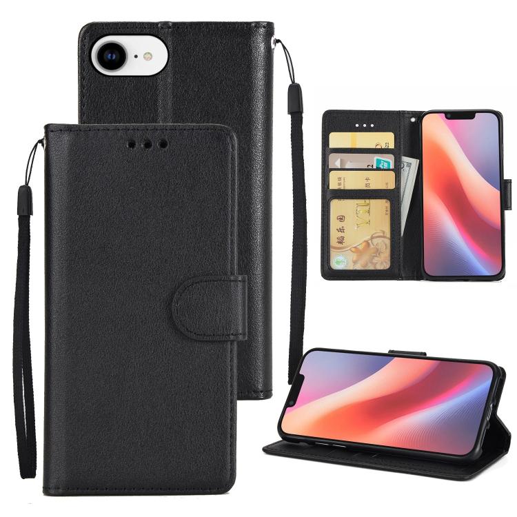 3-Card Slots Multifunctional Leather Phone Case, For iPhone 17 Pro Max������������...