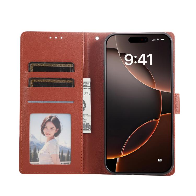 3-Card Slots Multifunctional Leather Phone Case, For iPhone 17 Pro Max������������...