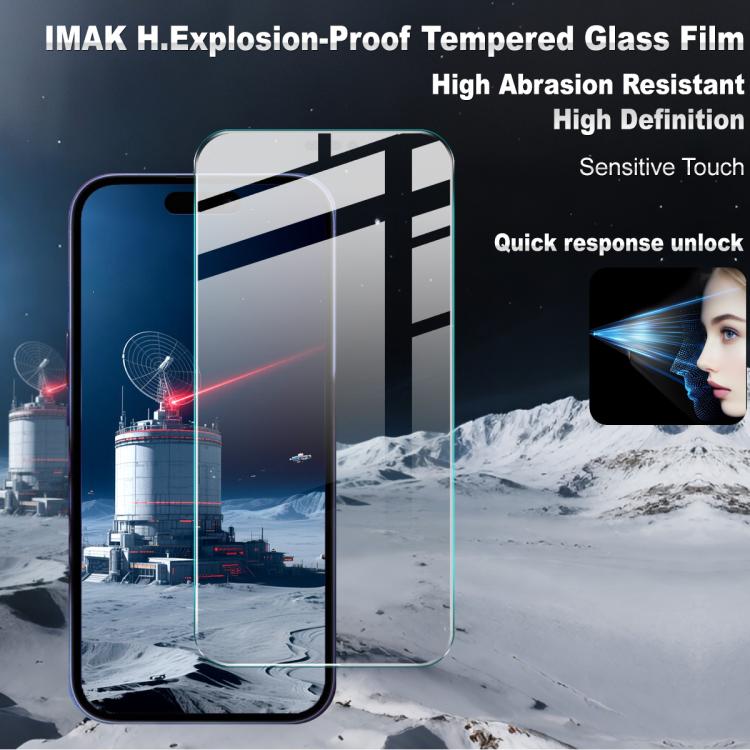imak H Series Tempered Glass Film, For iPhone 17 Pro Max, For iPhone 17 / 17 Pro, For iPhone Air, For iPhone 16e, For iPhone 16 Pro Max, For iPhone 16 Pro, For iPhone 16 Plus, For iPhone 16