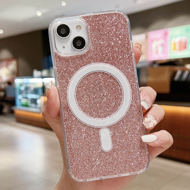 Acrylic Transparent Glitter MagSafe Phone Case, For iPhone 13 Pro Max�������������...