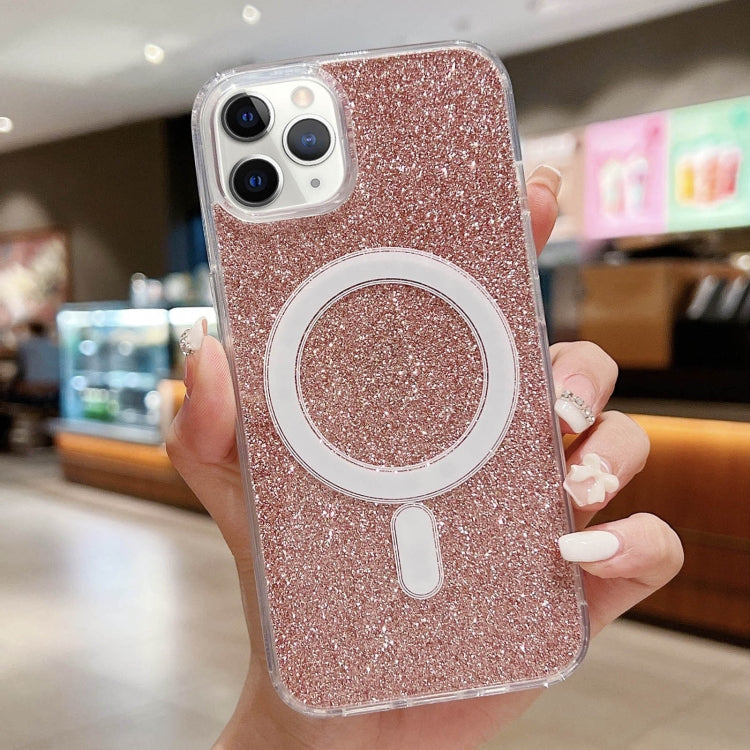 Acrylic Transparent Glitter MagSafe Phone Case, For iPhone 13 Pro Max�������������...