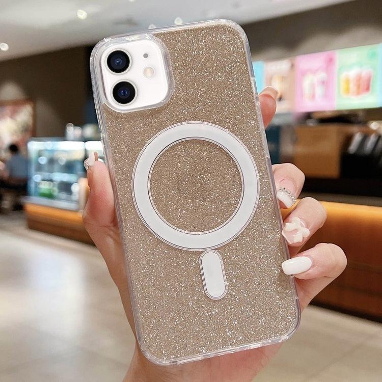 Acrylic Transparent Glitter MagSafe Phone Case, For iPhone 11, For iPhone 11 Pro��...