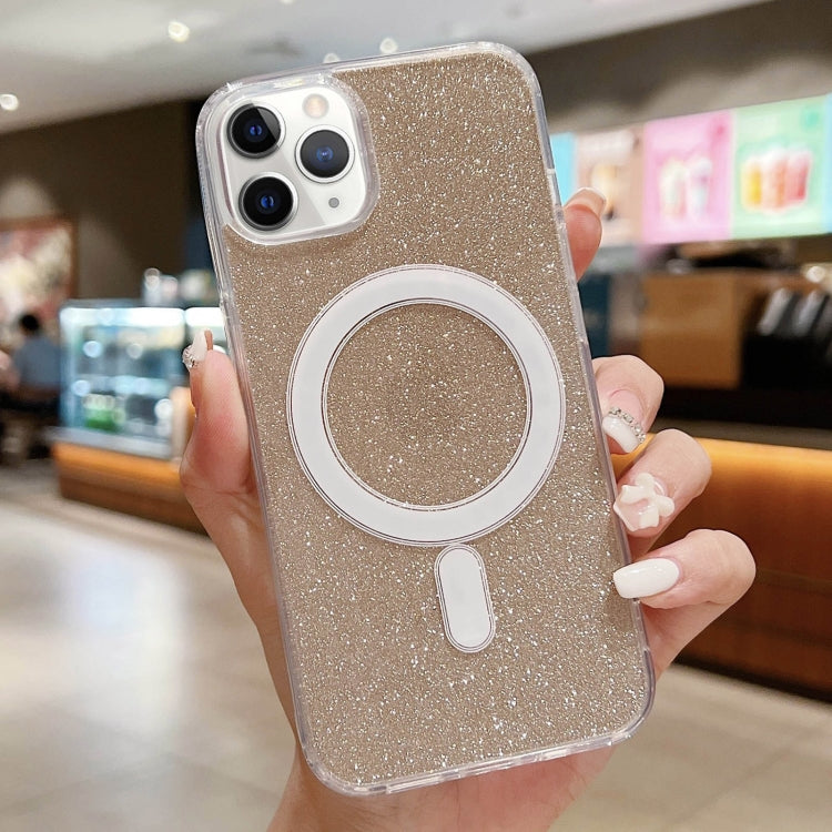 Acrylic Transparent Glitter MagSafe Phone Case, For iPhone 11, For iPhone 11 Pro��...