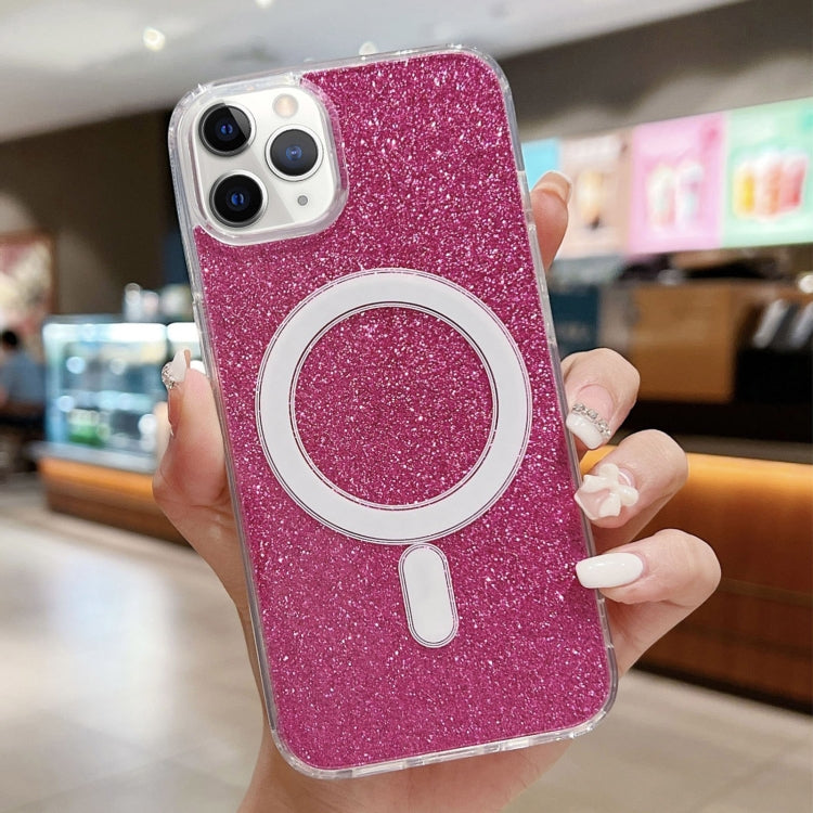 Acrylic Transparent Glitter MagSafe Phone Case, For iPhone 11, For iPhone 11 Pro��...